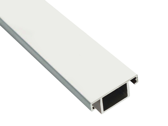 Poprzeczka wzmacniająca do moskitiery drzwiowej biała RAL 9016 A4 - 3.2m