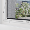 Moskitiera na okno ramowa biała 120x150 cm BASIC - zestaw