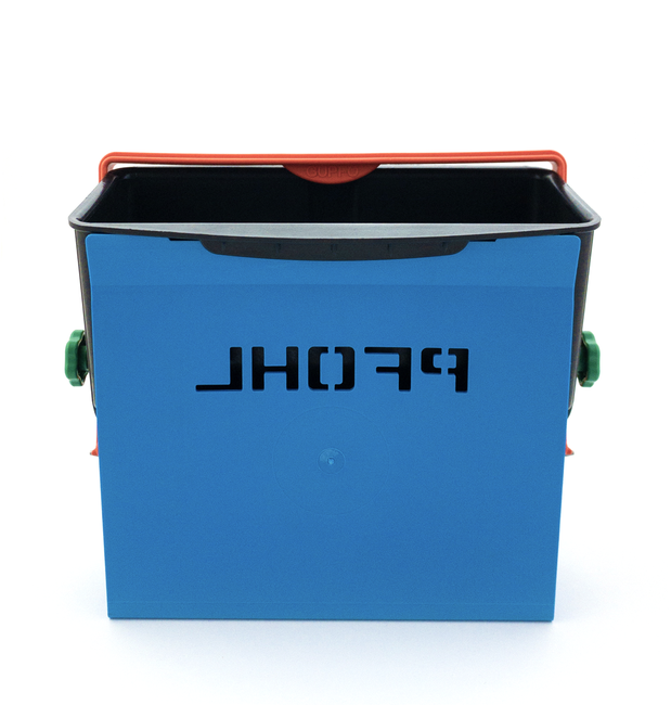 Nakładarka kleju ręczna z wałkiem gumowym, szerokość 200 mm, z podstawą