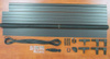 Moskitiera drzwiowa ramowa grafitowa | biała 100x210cm - zestaw