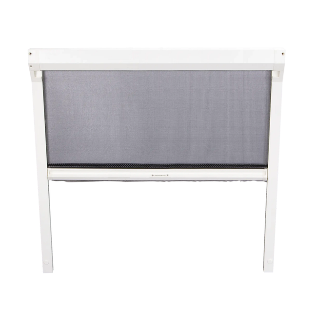 Moskitiera na okno dachowe rolowana biała 134x155 cm COMFORT - zestaw