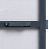 Moskitiera drzwiowa ramowa antracyt 100x235 cm COMFORT - zestaw