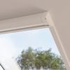 Moskitiera na okno dachowe rolowana biała 114x155 cm COMFORT - zestaw