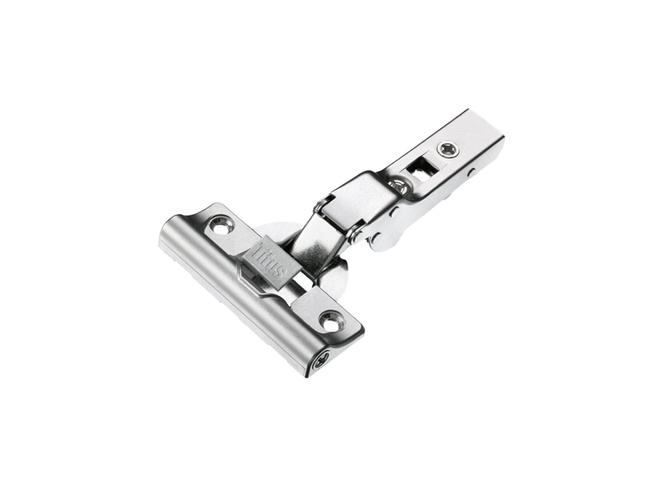 Zawias mebowy, bliźniaczy 110°, 9 mm T-type