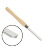 Dłuto tokarskie skrobak, płaskie zaokrąglone 19 mm (3/4"), trzonek 30.5 cm