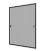 Moskitiera na okno ramowa antracyt 120x150 cm BASIC - zestaw