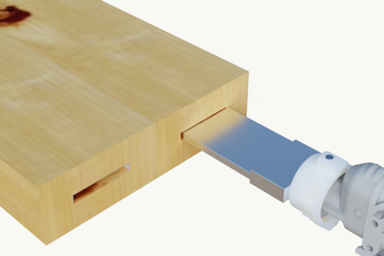 Dysza uniwersalna do czopów - jednostronna 40 x 5,5 x 100 mm