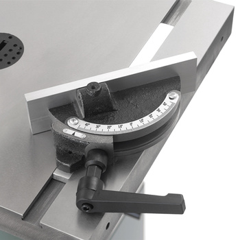 Przykładnica do cięć pod kątem z odlewu żeliwnego do pilarek Sabre