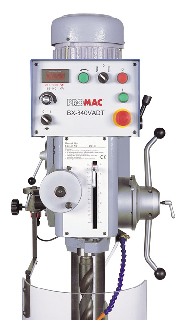 BX-840VADT Bezstopniowa wiertarka kolumnowa 400V