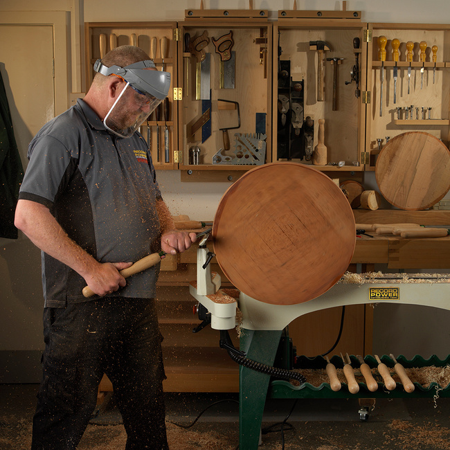 Tokarka Coronet Regent + zestaw 8 dłut tokarskich ProComfort + 2 kły tokarskie