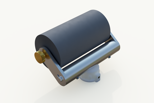 Dysza walcowa z wałkiem gumowym, szerokość 120 mm