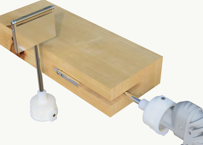 Dysza rolkowa do czopów, szerokość 60 mm, śr. rolki 7 mm