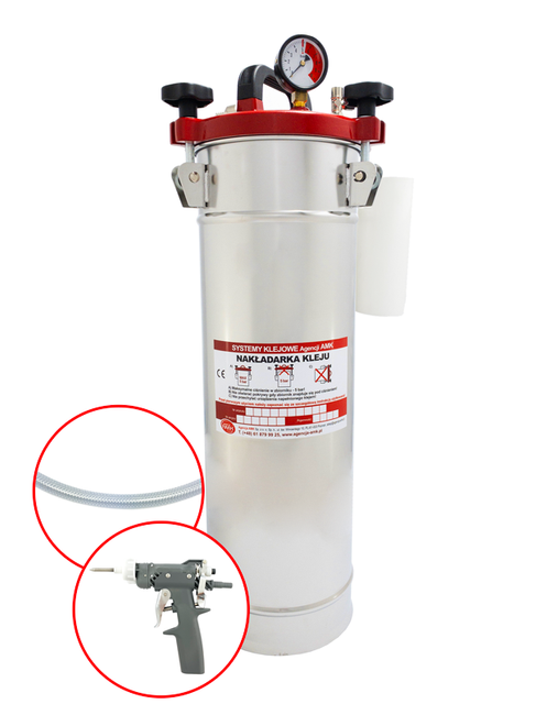 Nakładarka 18 kg z pistoletem standardowym z rękojeścią sterowanym ręcznie