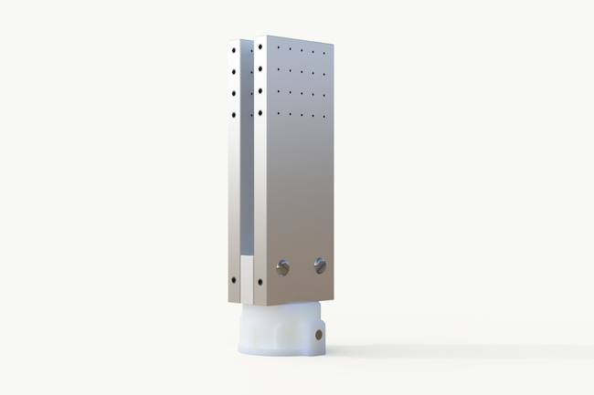 Dysza do czopów podwójna - męska 40 x 8 x 8 x 8 mm