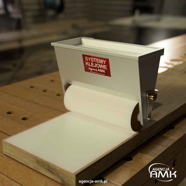 Ręczna nakładarka kleju z wałkiem 180 mm