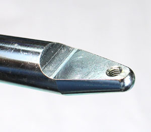 Proste narzędzie - pręt ze stali nierdzewnej Ø19 mm z końcówką skrawającą 6 mm HW