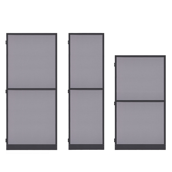 Moskitiera drzwiowa ramowa antracyt 92x212 cm STANDARD - zestaw
