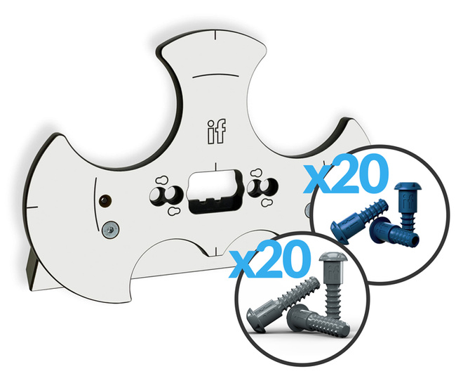 Szablon Peanut MINI ® + frez 8 mm