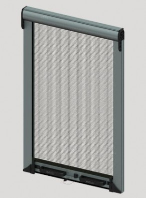 Moskitiera rolowana okienna brązowa 100x240, 120x240, 120x150 cm