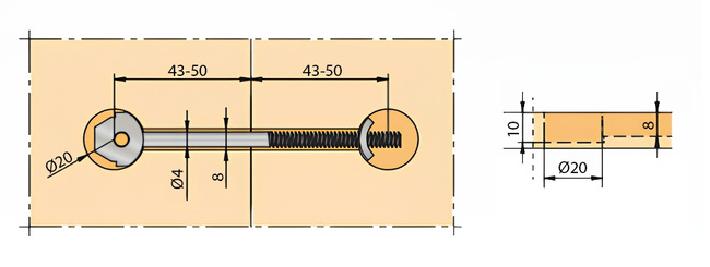 Złącze ZIPBOLT Mini UT 43 KD