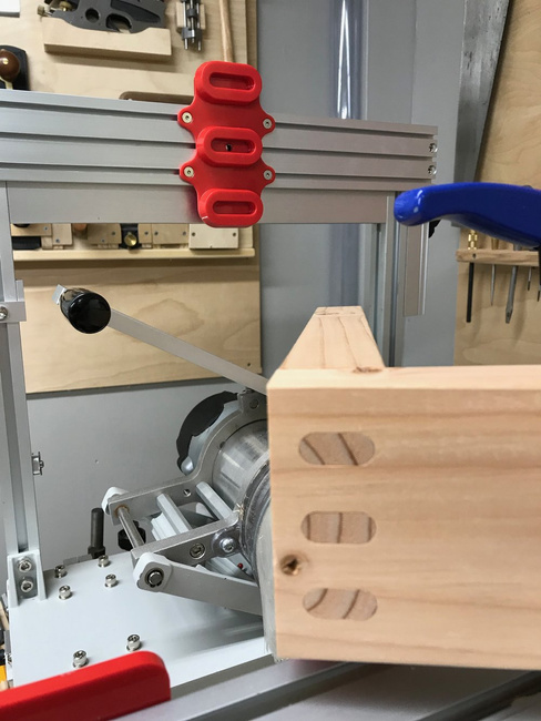 Szablon do potrójnych gniazd i czopów PantoRouter