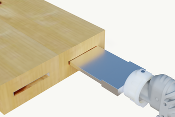 Dysza uniwersalna do czopów - jednostronna 50 x 5,5 x 100mm