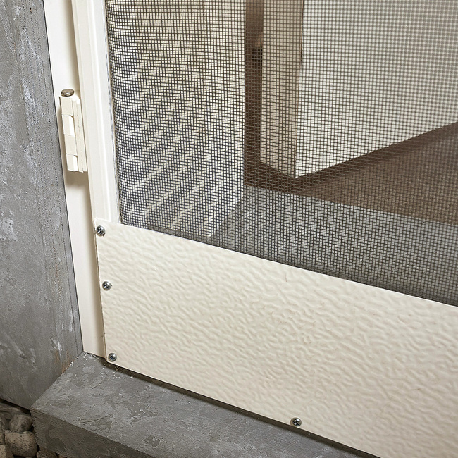 Moskitiera drzwiowa ramowa biała 92x212 cm STANDARD - zestaw