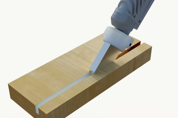 Dysza typ U do wręgów 5 x 12 mm - nanosi klej we wręg