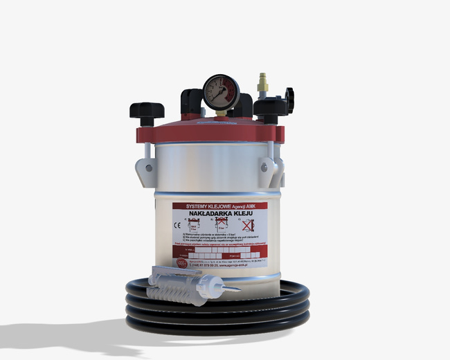 Nakładarka 5 kg do klejów PUR z pistoletem standardowym sterowanym ręcznie