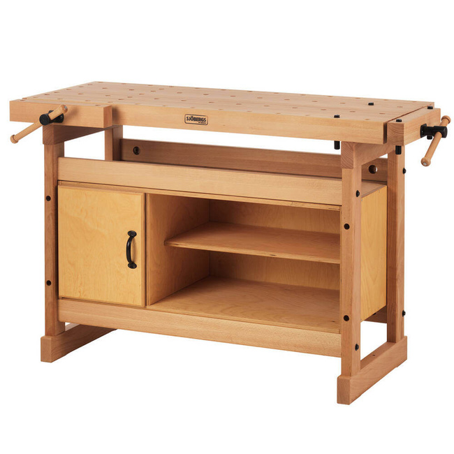 Stół stolarski NORDIC PRO 1400 Sjöbergs z szafką SM03