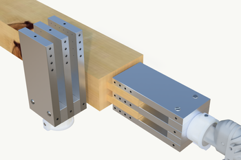 Dysza do czopów podwójna - żeńska 50 x 10 x 10 x 10 mm