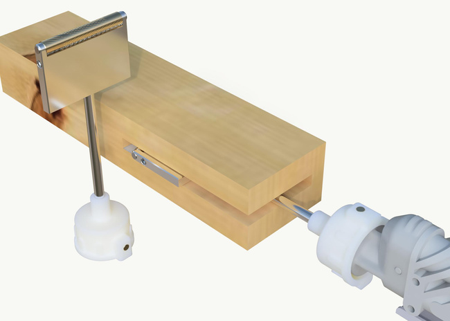 Dysza rolkowa do czopów, szerokość 50 mm, ? rolki 7 mm