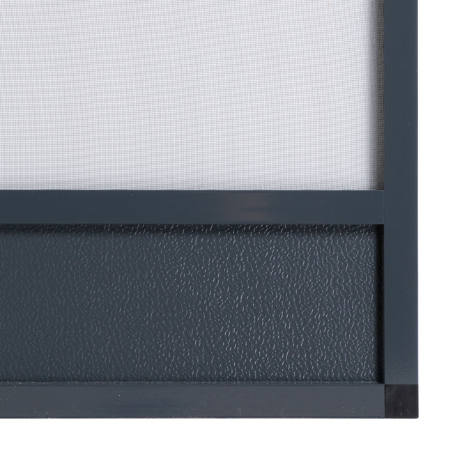 Moskitiera drzwiowa ramowa antracyt 100x235 cm COMFORT - zestaw