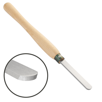 Dłuto tokarskie skrobak, płaskie zaokrąglone 25 mm (1"), trzonek 40.5 cm