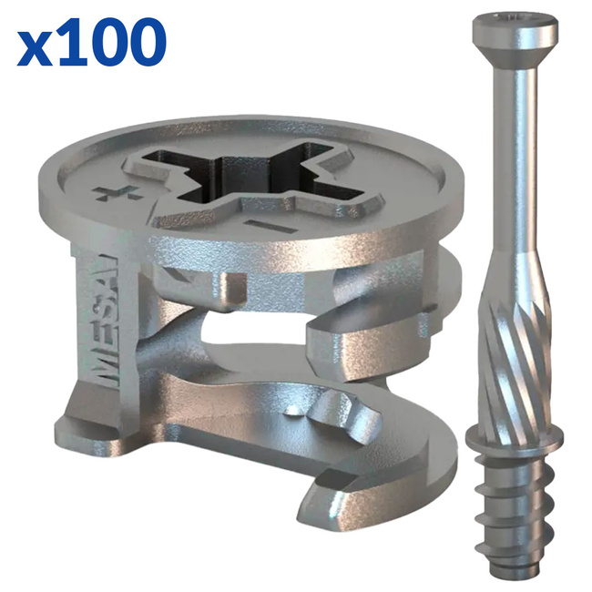 Złącze mimośrodowe Ø15x11.5 mm do płyt 14 i 15 mm - 100 kpl.