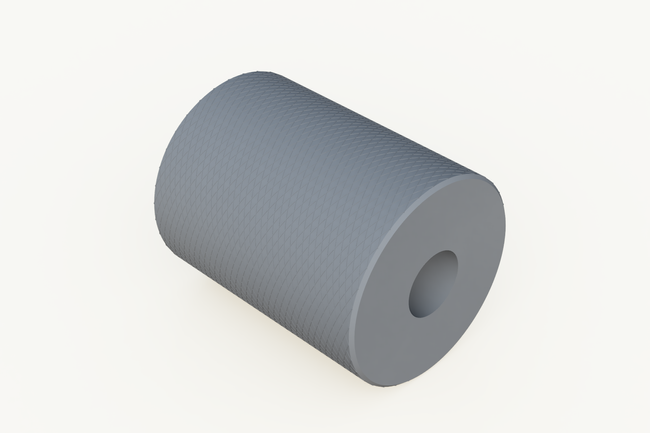 Wałek gumowy/szary, szerokość 70 mm