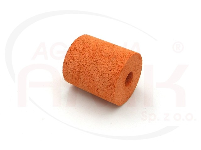 Wałek gąbczasty/pomarańczowy, szerokość 70 mm