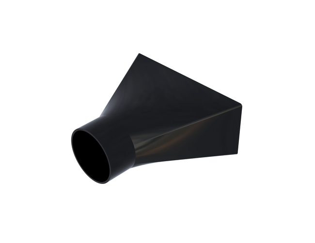Ssawa odciągowa 254 mm (10"), przyłącze ⌀100 mm (4")