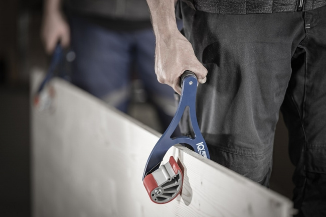 Uchwyt do przenoszenia płyt gk, meblowych, szyb, blachy KOMFORT 0 – 65 mm