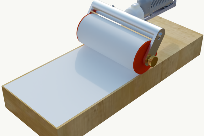 Dysza walcowa z wałkiem gąbczastym, szerokość 150 mm