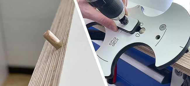 Szablon Peanut MINI ® + frez 8 mm