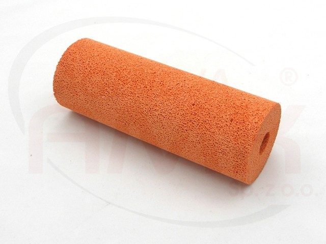 Wałek gąbczasty/pomarańczowy, szerokość 220 mm