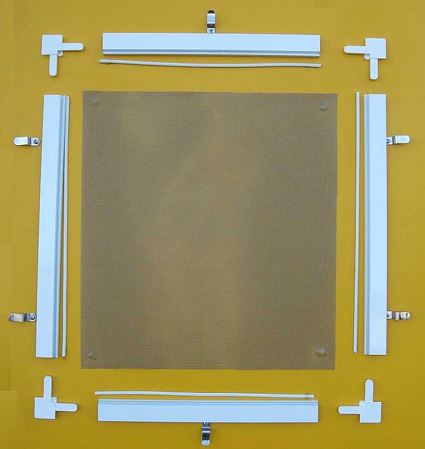 Profil aluminiowy do moskitiery okiennej A2 antracyt RAL 7016 - 3m