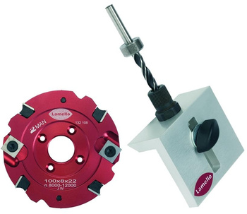 Zestaw montażowy do Clamex S (szablon do nawiercania + wiertło spiralne + frez HW do gniazd 8mm)