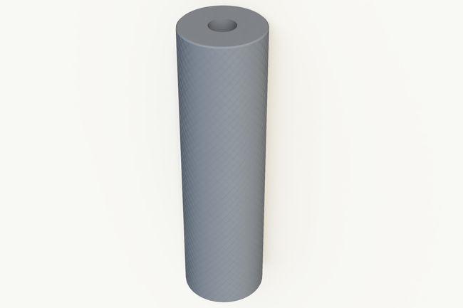 Wałek gumowy/szary, szerokość 220 mm