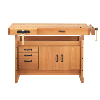 Stół stolarski SCANDI 1425 Sjöbergs z szafką SM03