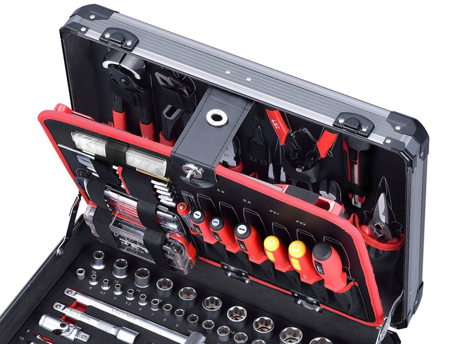 Walizka narzędziowa, 136 elementów Universal JET