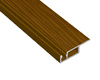 Profil aluminiowy do moskitiery okiennej A2 w okleinie złoty dąb - 3m