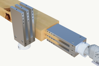 Dysza do czopów podwójna - żeńska 50 x 8 x 8 x 8 mm