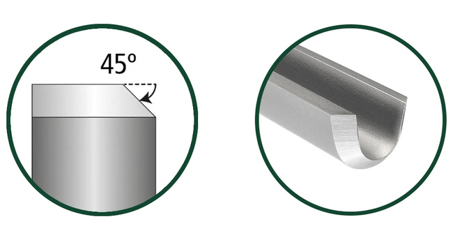 Dłuto tokarskie do obróbki zgrubnej 19 mm (3/4"), trzonek 30.5 cm